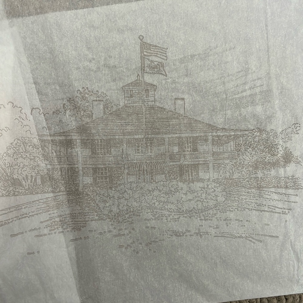 Masters club house tissue paper